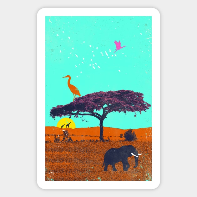 AFRICA VIBES Sticker by Showdeer